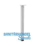 CAMAR Tischfu� Zoom rund 60 x 700 mm Stahl Edelstahl-Effekt