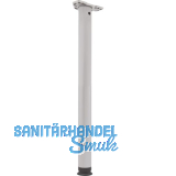 CAMAR Tischfu� Zoom rund 60 x 700 mm Stahl silberfarbig