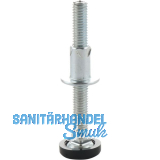 H�henverstellschraube mit M8 Einbohrmuffe, �20, M8x50