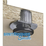 CAMAR H�henversteller zum Einbohren 305, �38, Tragkraft 400KG, Zamak/KS schwarz