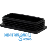 Lamellenstopfen 100 x 25 mm Wandst�rke 1,5 - 3 mm schwarz