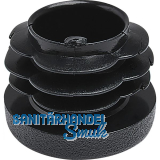 Lamellenstopfen � 45mm Wandst�rke 0,8 - 3 mm schwarz