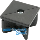 Lamellenstopfen mit Gewindeloch M10 50 x 50 mm schwarz