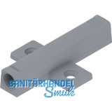 BLUM TIP-ON Kreuz-Adapterplatte 956A1501, Langversion, platingrau