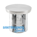 CAMAR Tischfu�-Adapterscheibe � 60 mm, Edelstahl mit Befestigungsteil