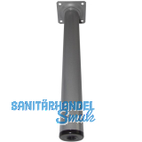 ELEMENT SYSTEM M�belfu� Rundrohr � 30 mm, L�nge 300 mm, Stahl silber RAL 9006