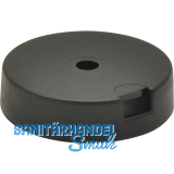 QuickClick Basisteil zum Anschrauben � 25 mm, H�he 7 mm, Kunststoff schwarz