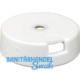 QuickClick Basisteil zum Anschrauben � 20 mm, H�he 7 mm, Kunststoff wei�