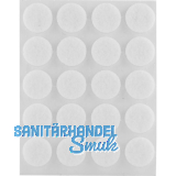 Filzgleiter rund, 17,Materialst�rke 3 mm, selbstklebend, wei�, Inhalt 20 ST