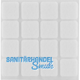 Filzgleiter 22 x 22 x 3 mm selbstklebend wei�