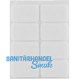 Filzgleiter 36 x 22 x 3 mm selbstklebend wei�
