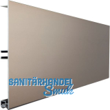 VOLPATO Sockelblende 150 mm Alu Edelstahl-Effekt