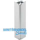 VOLPATO Sockelblenden-Ecke verstellbar 100 mm Alu geb�rstet