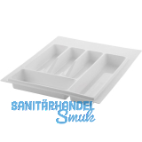 VOLPATO Besteckeinsatz Serie 72 KB 450 mm Kunststoff Wei�