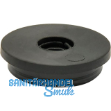 QuickClick Basis Silencer zum Anschrauben � 14mm, H�he 4 mm, Kunststoff schwarz