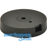 QuickClick Basisteil Duo zum Anschrauben � 30 mm, H�he 7 mm, Kunststoff schwarz