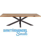 SIMAUSROM Stern-Tischgestell 1300 x 698,5 mm Schwarzstahl