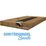 Gratleiste Minigrat Magnetband Abdeckung L�nge 10 m, schwarz matt