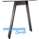 SIMAUSROM Tischkufe A-Form Stahl schwarz lackiert