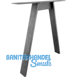 SIMAUSROM Tischkufe A-Form Schwarzstahl schutzlackiert