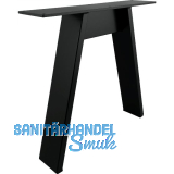 SIMAUSROM Bankkufe A-Form Breite 450 mm Stahl schwarz lackiert