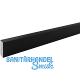SIMAUSROM Schrankrohr Nano, Aluminium schwarz, auf Ma� geschnitten