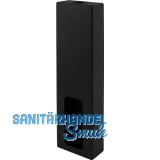 Nano Rohrtr�ger Endst�ck zu Schrankrohr, Messing schwarz