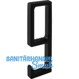 Kleiderhaken Nano Edelstahl schwarz