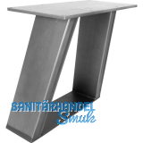 SIMAUSROM Bankkufe Trapez Schwarzstahl schutzlackiert