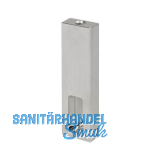 Nano Rohrtr�ger Endst�ck zu Schrankrohr, Messing Edelstahl Effekt