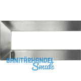 Nano Garderobenb�gel links, B:300mm, H:150mm Edelstahl geb�rstet