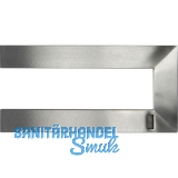 Nano Garderobenb�gel rechts, B:300mm, H:150mm Edelstahl geb�rstet