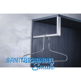 Cato Garderobenb�gel B:300mm, H:150mm Edelstahl geb�rstet