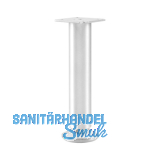 Dekorfu� Fu� � 30 mm, L�nge 120 mm, +10mm, Fu�teller,Aluminium Edelstahl Effekt