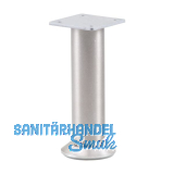 Dekorfu� Fu� � 30 mm, L�nge 190 mm, +10mm, Fu�teller, Aluminium geb�rstet