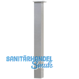 SIMAUSROM Tischfu� 70 x 70 x 720 mm Aluminium Edelstahl-Effekt