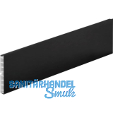 VOLPATO Sockelblende H: 120 mm L: 4000 mm Kunststoff schwarz matt