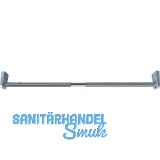 Teleskop-Schrankrohr rund, 700-1100 mm, Stahl verchromt