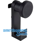 Huthaken Saton zu Akustikpaneel, H�he 128 mm, Kunststoff schwarz