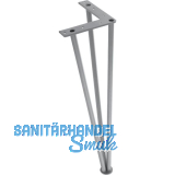 SIMAUSROM Haarnadelfu� 720 mm Edelstahl geb�rstet