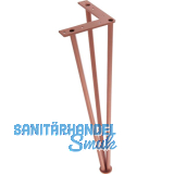 SIMAUSROM Haarnadelfu� 720 mm Stahl kupferfarbig