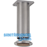 Dekorfu� Fu� � 35 mm, L�nge 120 mm, Edelstahl geb�rstet