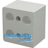 DISTACUBE� Distanzklotz 25 mm, Aluminium Seidenwei�-matt