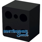 DISTACUBE� Distanzklotz 25 mm, Aluminium Carbonschwarz