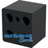 DISTACUBE� Distanzklotz 30 mm, Aluminium Oriongrau-matt