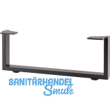 SIMAUSROM M�belkufe Regular 400 x 160 mm Stahl schwarz pulverbeschichtet