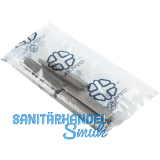 VOLPATO Zubeh�r-Set Sockelblenden 100 mm Kunststoff Edelstahl Effekt geb�rstet