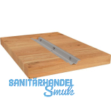 W-Gratleiste L�nge 850mm, Breite 60mm, Nuttiefe 14mm, Stahl verzinkt