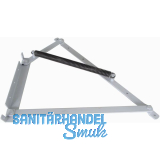 POHL Springaufbeschlag schwer EW-411 �ffnungswinkel 35� Zugfeder Stahl silber