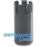 Abst�tzfu�-Verl�ngerung, erh�ht um 50mm, Kunststoff schwarz